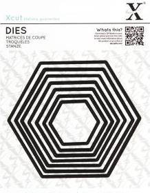 Dies (7pcs) - Nesting Hexagons